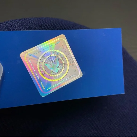 US Navy Eagle Logo Beanie Official US Navy Licensed Hat Warm Hat - Picture 3 of 4